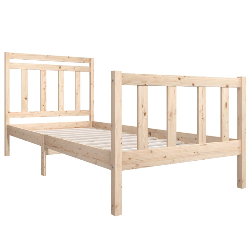 Bed Frame Solid Wood 90x200 cm