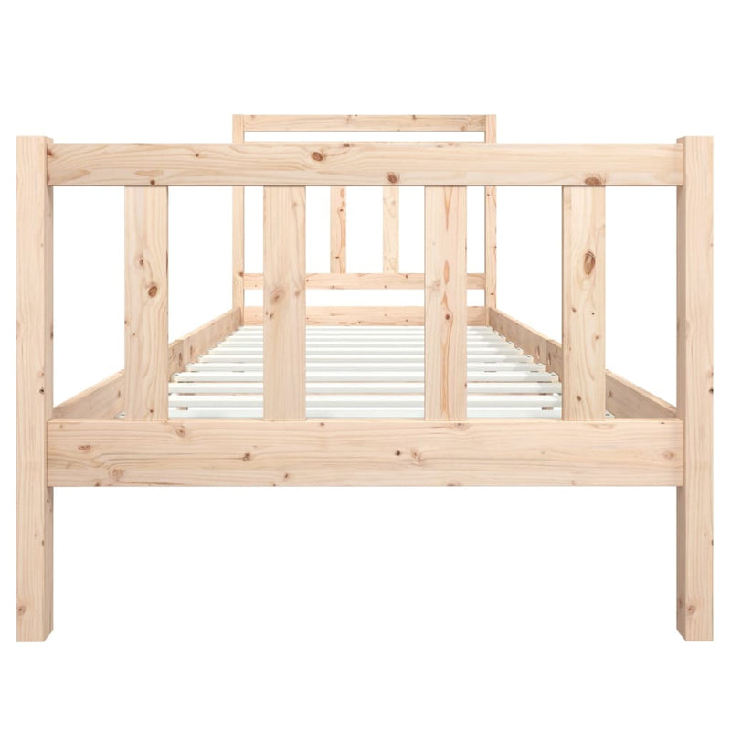 Bed Frame Solid Wood 90x200 cm