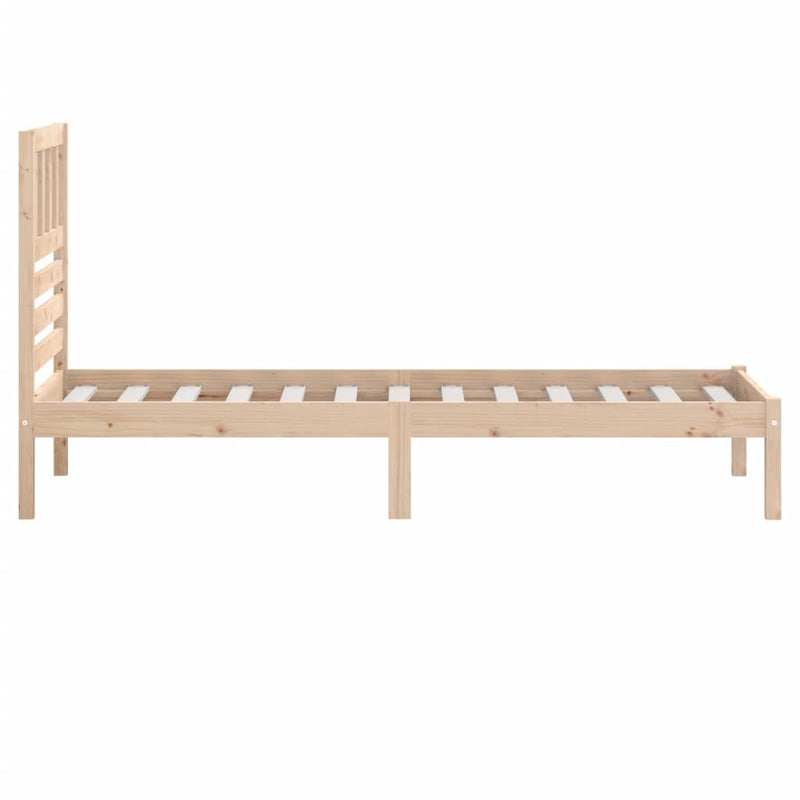 Bed Frame Solid Wood Pine 100x200 cm