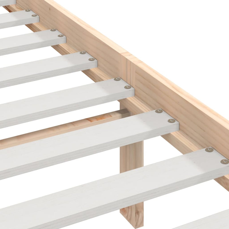 Bed Frame Solid Wood Pine 100x200 cm