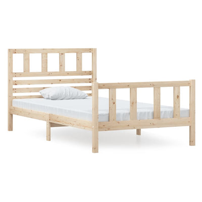 Bed Frame Solid Wood 100x200 cm