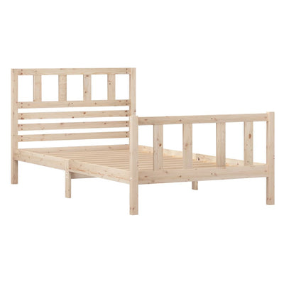 Bed Frame Solid Wood 100x200 cm