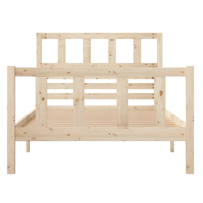 Bed Frame Solid Wood 100x200 cm