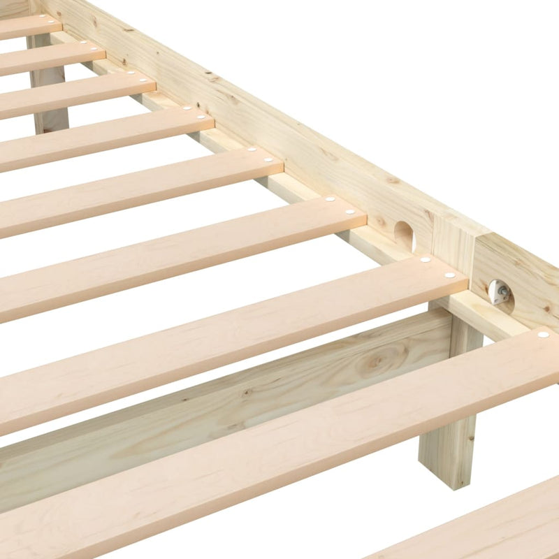 Bed Frame Solid Wood 100x200 cm