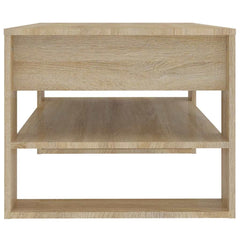 vidaXL Coffee Table | Sonoma oak | Engineered wood | Medium | Coffee Table 4