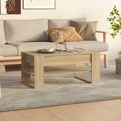 vidaXL Coffee Table | Sonoma oak | Engineered wood | Medium | Coffee Table 1