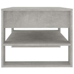 vidaXL Coffee Table | Concrete grey | Engineered wood | Medium | Coffee Table 4