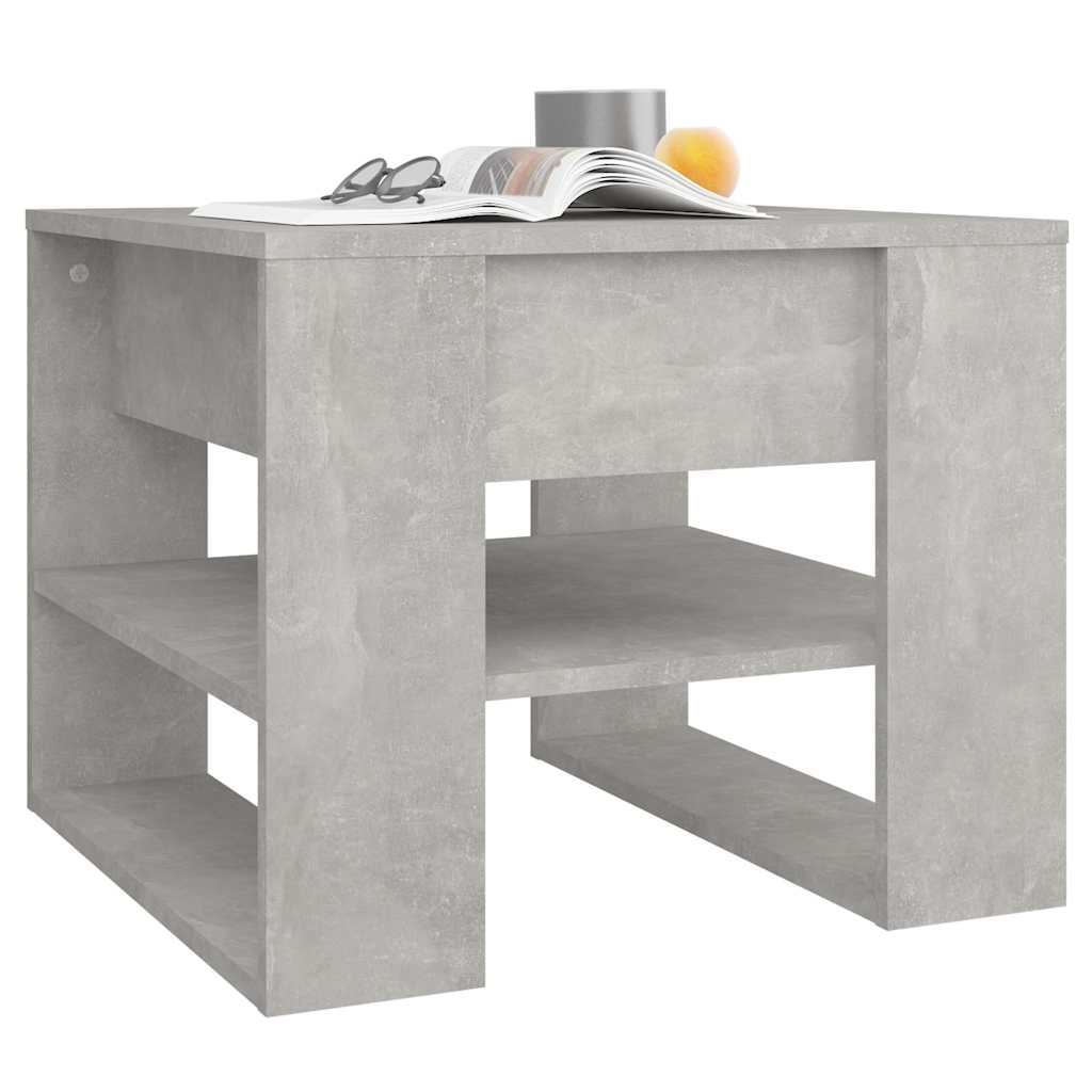 vidaXL Coffee Table | Concrete grey | Engineered wood | Medium | Coffee Table 6