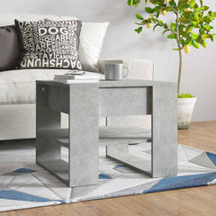 vidaXL Coffee Table | Concrete grey | Engineered wood | Medium | Coffee Table 1