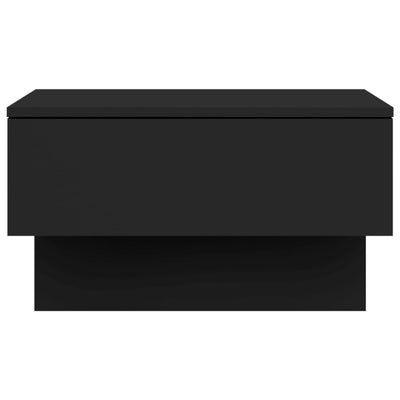 Wall-mounted Bedside Cabinet Black