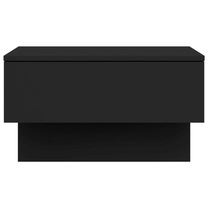 Wall-mounted Bedside Cabinet Black