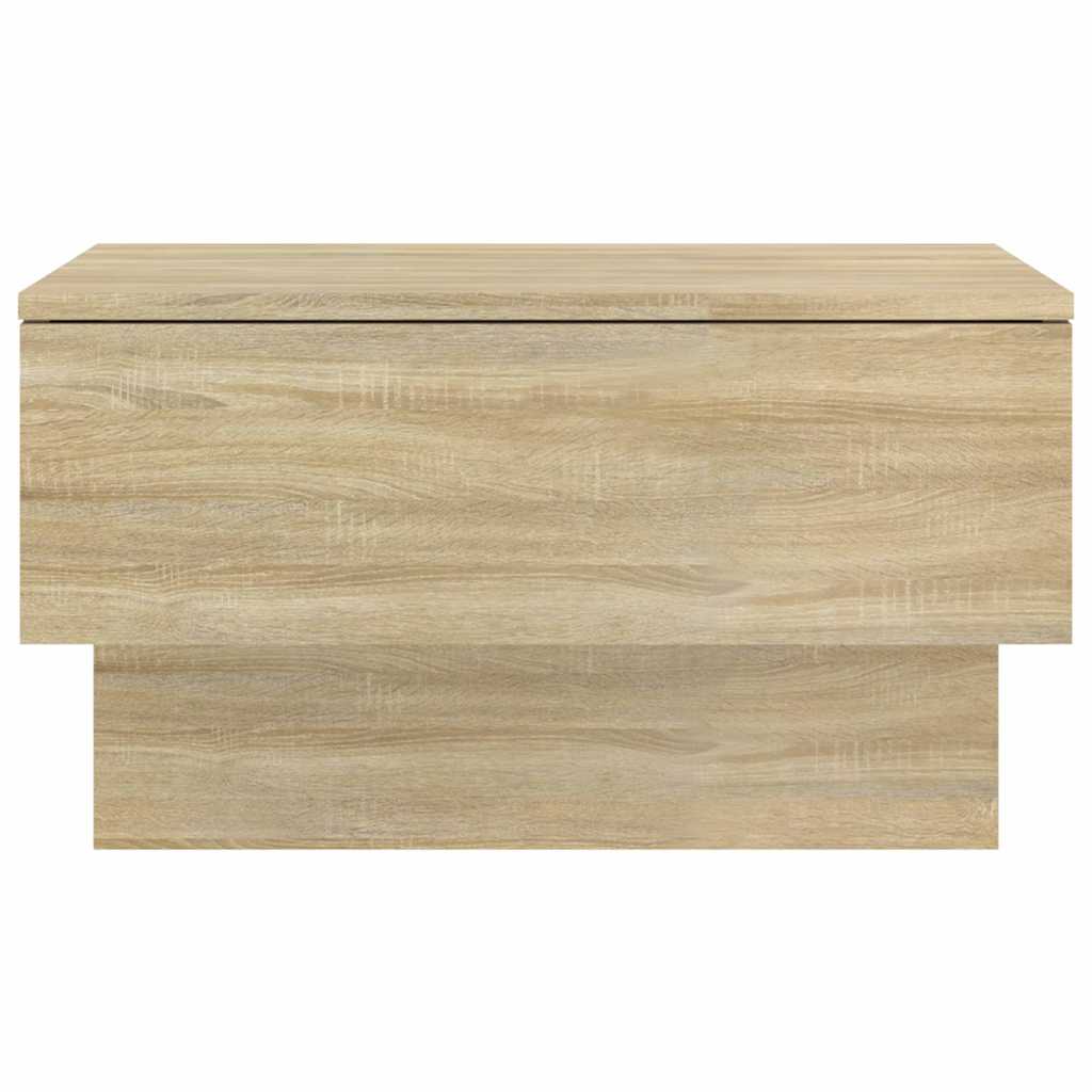 vidaXL Wall-mounted Bedside Cabinet | Set of 2 | Sonoma Oak | Engineered Wood 6