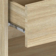 810959 vidaXL Wall-mounted Bedside Cabinet Sonoma Oak 6
