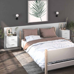 vidaXL Wall-mounted Bedside Cabinet