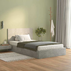 811029 vidaXL Bed Headboard Concrete Grey 120x1,5x80 cm Engineered Wood 3
