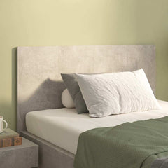 811029 vidaXL Bed Headboard Concrete Grey 120x1,5x80 cm Engineered Wood 1