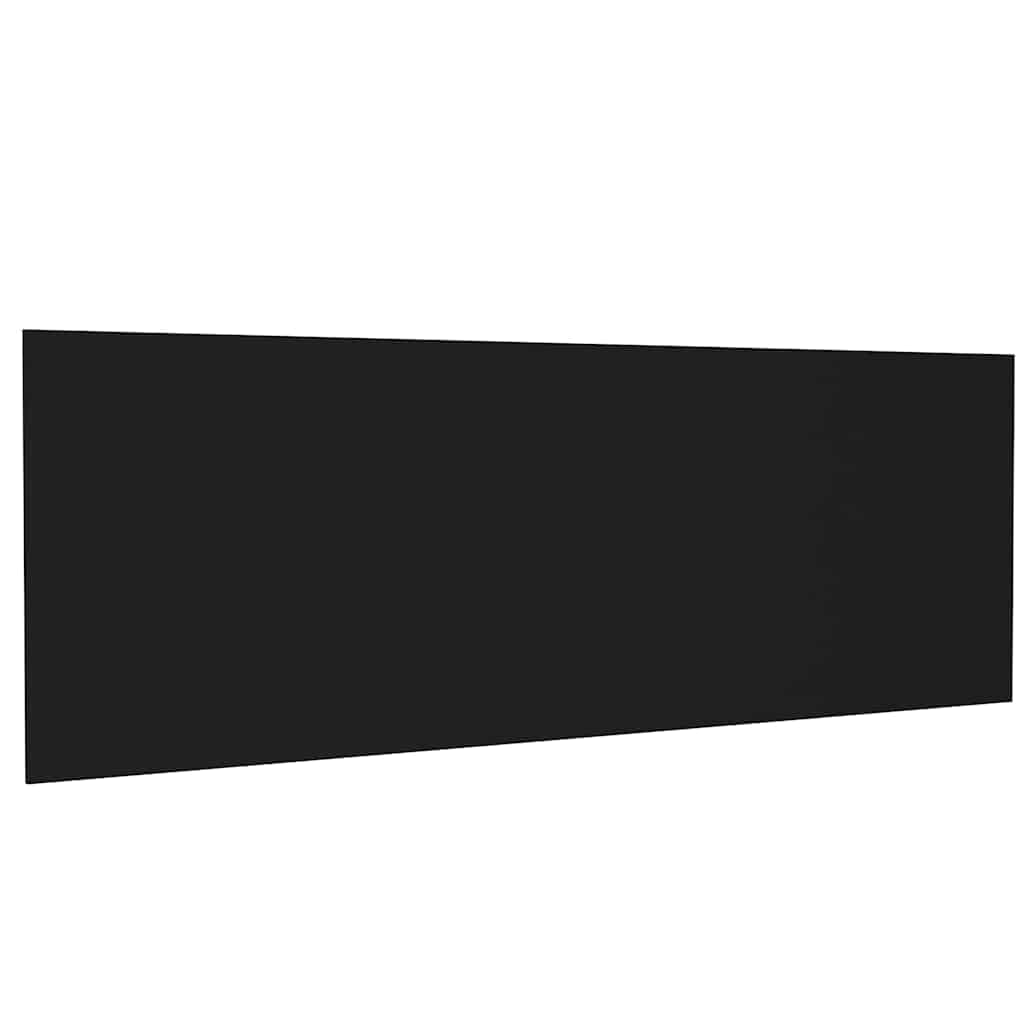 811053 vidaXL Wall Headboard Black 240x1,5x80 cm Engineered Wood 2