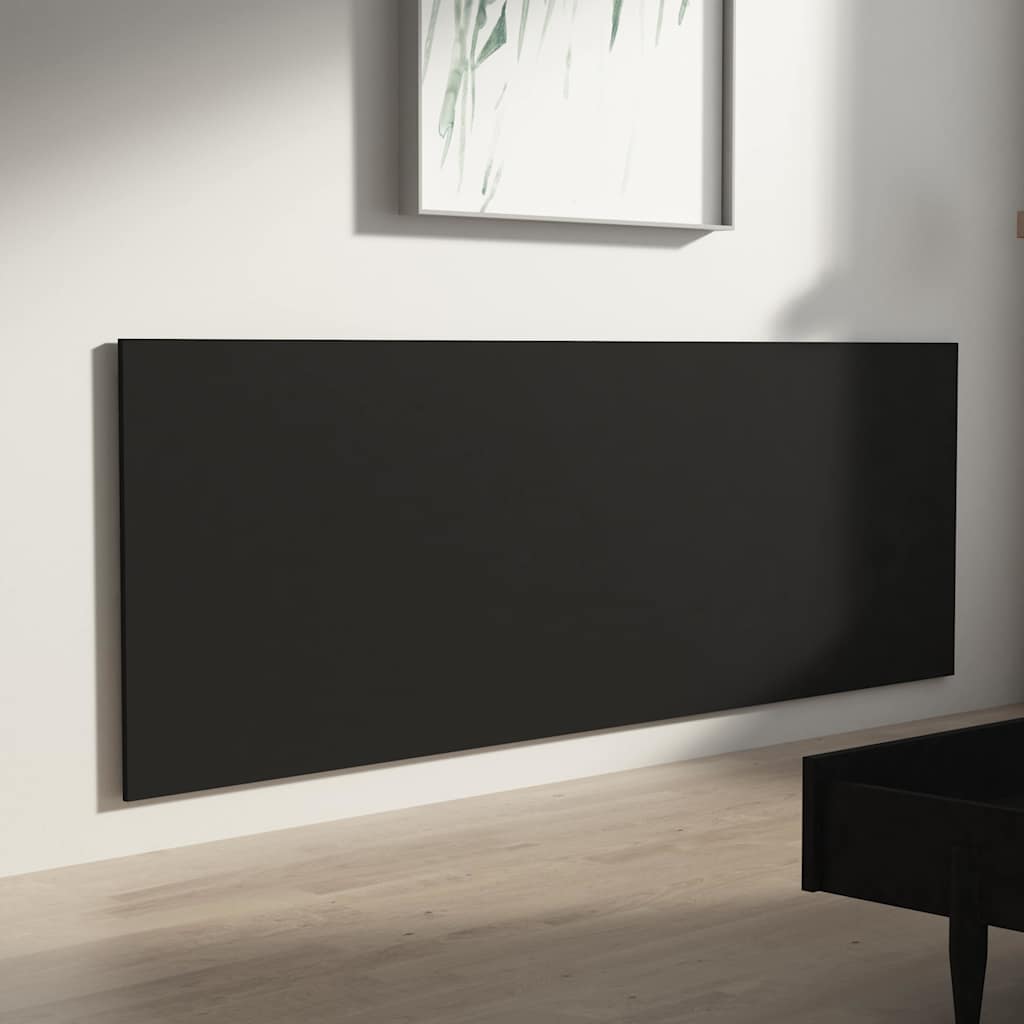 811053 vidaXL Wall Headboard Black 240x1,5x80 cm Engineered Wood 4
