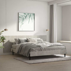 811056 vidaXL Wall Headboard Concrete Grey 240x1,5x80 cm Engineered Wood 1