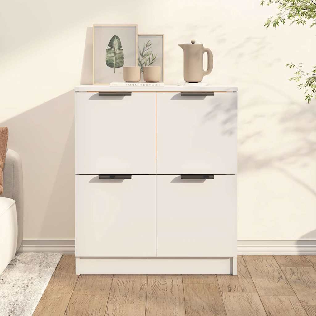 vidaXL Sideboard | White | Engineered wood | Compact | Sideboard | Rectangular 1