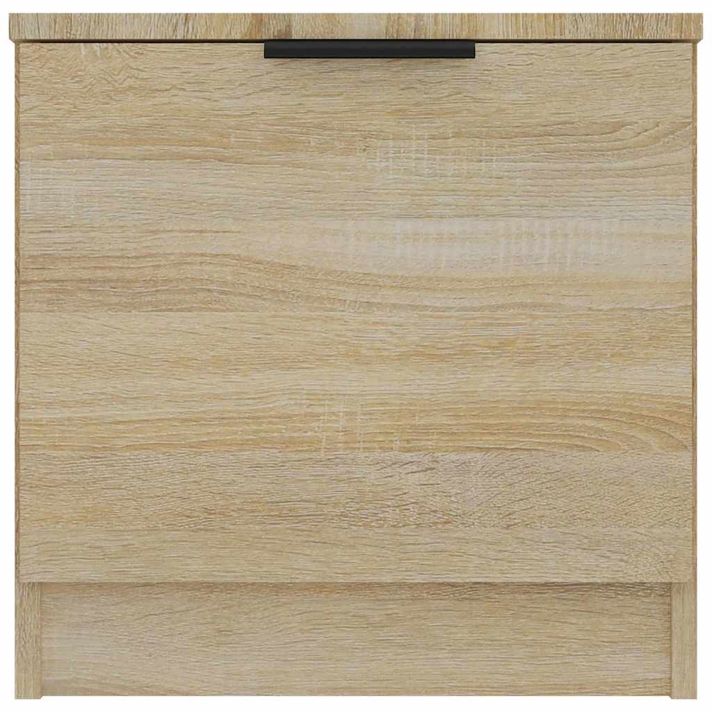 811203 vidaXL Bedside Cabinets 2 pcs Sonoma Oak 40x39x40 cm 6