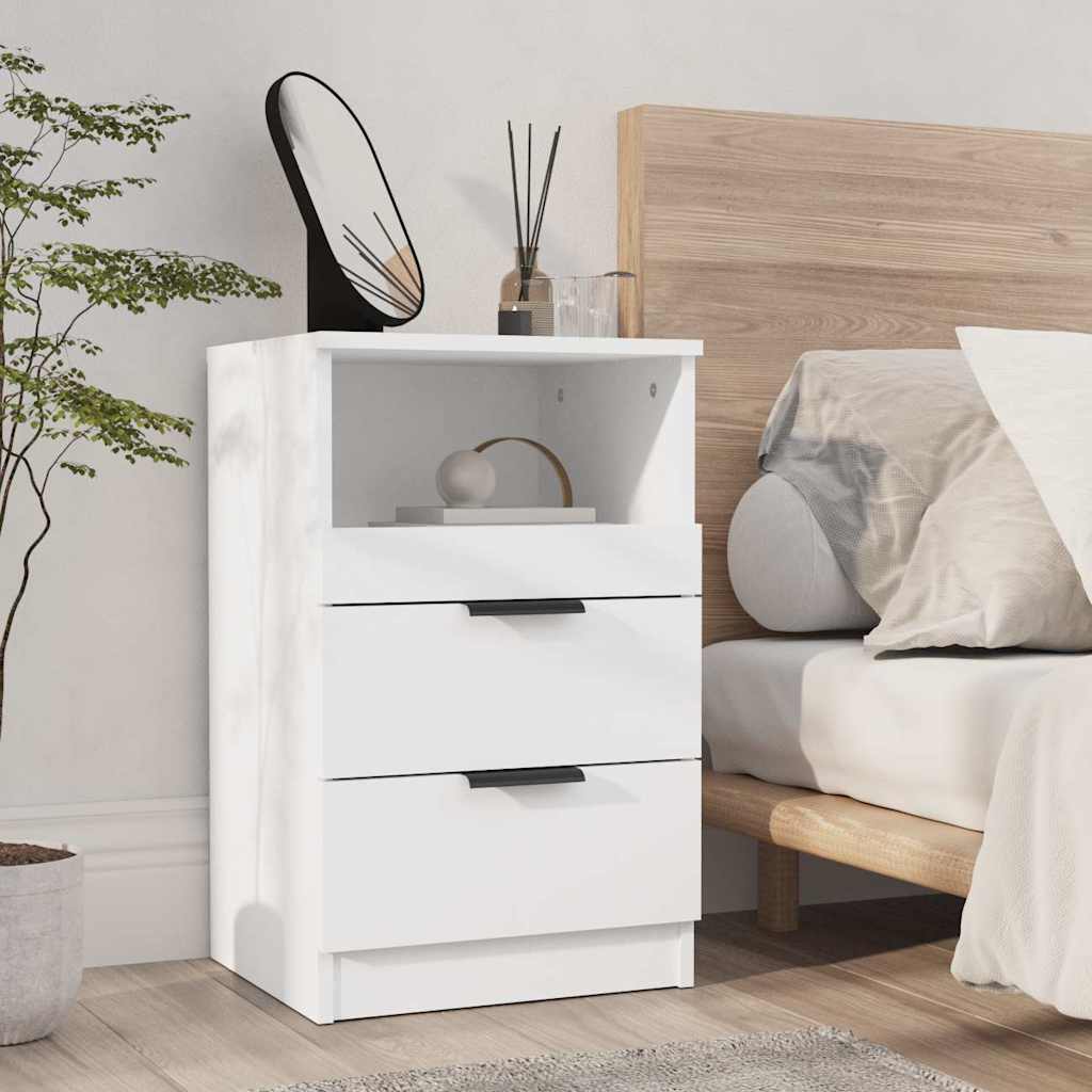 vidaXL Bedside Cabinets Engineered Wood