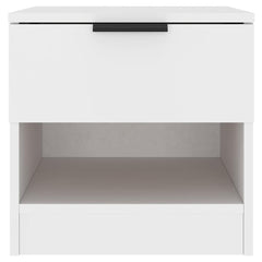 vidaXL Bedside Cabinets 2 pcs White Engineered Wood 4