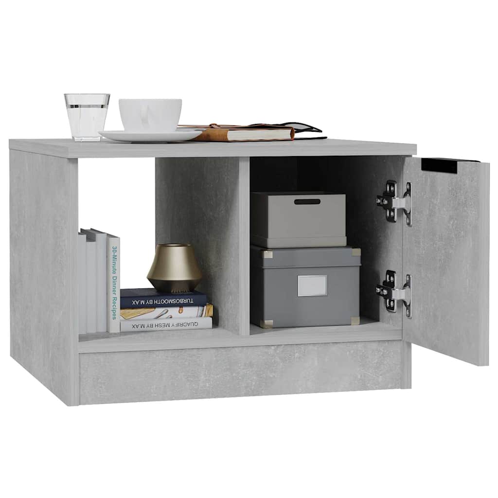vidaXL Coffee Table | Concrete Grey | Engineered Wood | Medium | Coffee Table 4