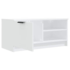 vidaXL TV Cabinet White 80x35x36,5 cm Engineered Wood 5