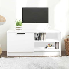 vidaXL TV Cabinet White 80x35x36,5 cm Engineered Wood 1