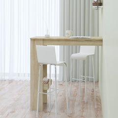 vidaXL Wall Bar Table Sonoma Oak 102x45x103.5 cm Engineered Wood 6