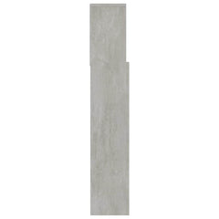 vidaXL Headboard Cabinet | Concrete Grey | Engineered wood | 120 x 19 x 103.5 cm 6