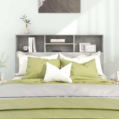 vidaXL Headboard Cabinet | Concrete Grey | Engineered wood | Medium 3