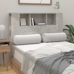 vidaXL Headboard Cabinet | Concrete grey | Engineered wood | Medium 3