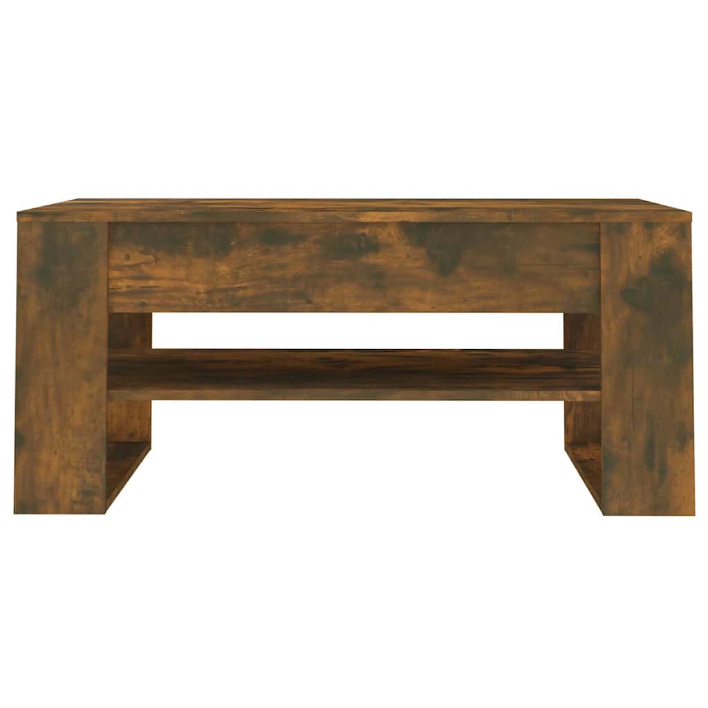 vidaXL Coffee Table | Smoked oak | Engineered wood | Medium | Coffee Table 3