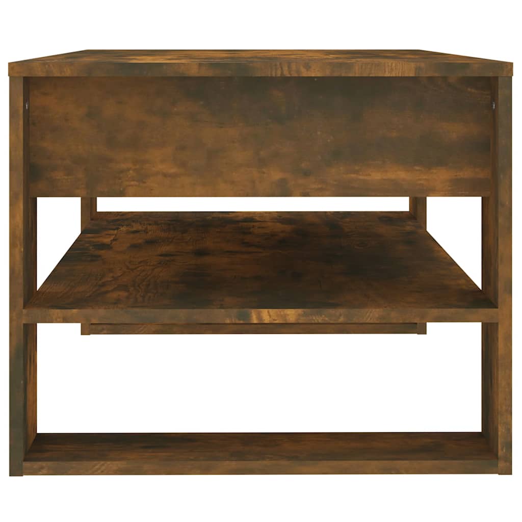 vidaXL Coffee Table | Smoked oak | Engineered wood | Medium | Coffee Table 4