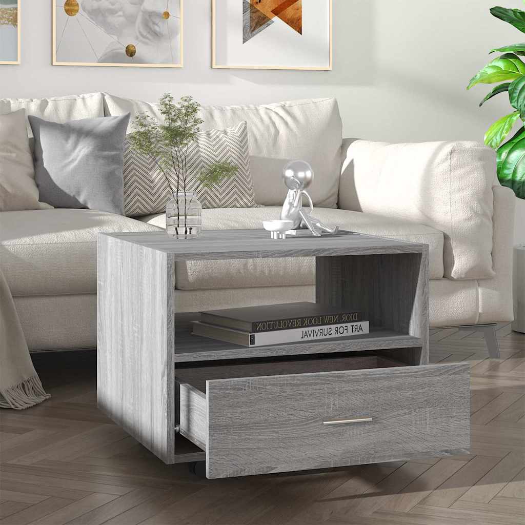 vidaXL Coffee Table | Grey Sonoma | Engineered wood | Compact | Coffee Table 1
