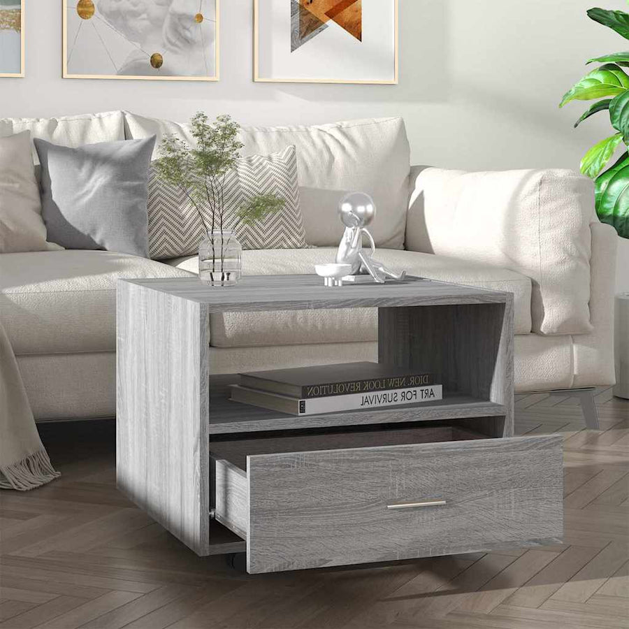 vidaXL Coffee Table | Grey Sonoma | Engineered wood | Compact | Coffee Table 1