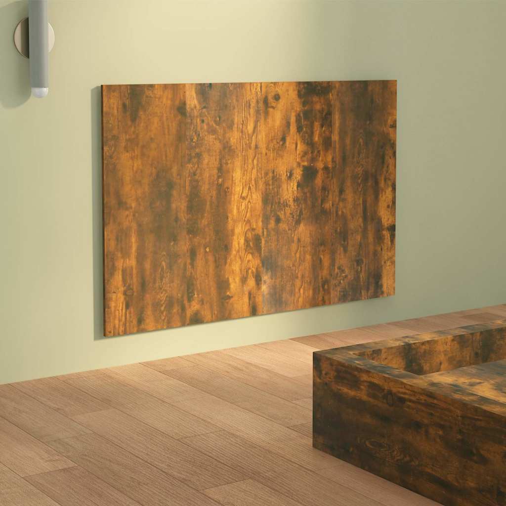 vidaXL Bed Headboard Smoked Oak 120x1,5x80 cm Engineered Wood 4