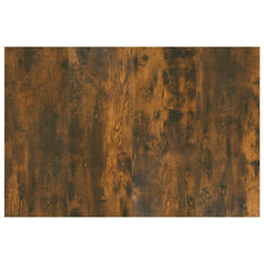 vidaXL Bed Headboard Smoked Oak 120x1,5x80 cm Engineered Wood 5