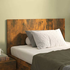 vidaXL Bed Headboard Smoked Oak 120x1,5x80 cm Engineered Wood 1
