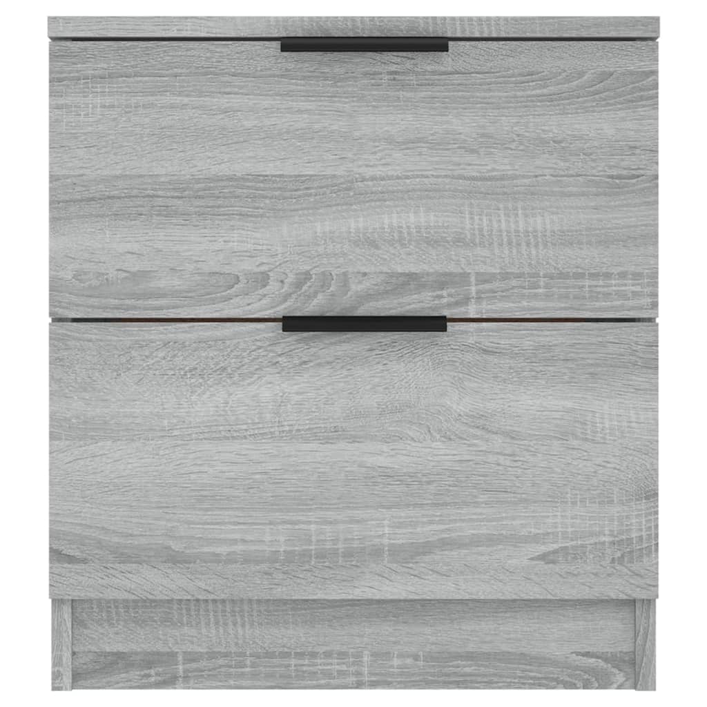 vidaXL Bedside Cabinets 2 pcs Grey Sonoma Engineered Wood 6