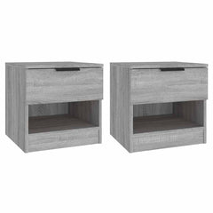 vidaXL Bedside Cabinets 2 pcs Grey Sonoma Engineered Wood 2