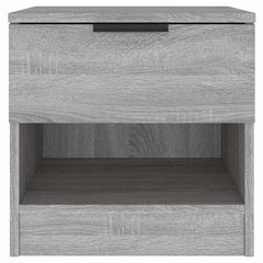 vidaXL Bedside Cabinets 2 pcs Grey Sonoma Engineered Wood 4