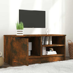 vidaXL TV Cabinet Smoked Oak 80x35x36,5 cm Engineered Wood 3
