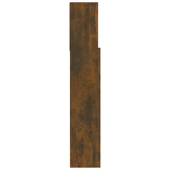 vidaXL Headboard Cabinet | Smoked Oak | Engineered Wood | 120 cm wide 6