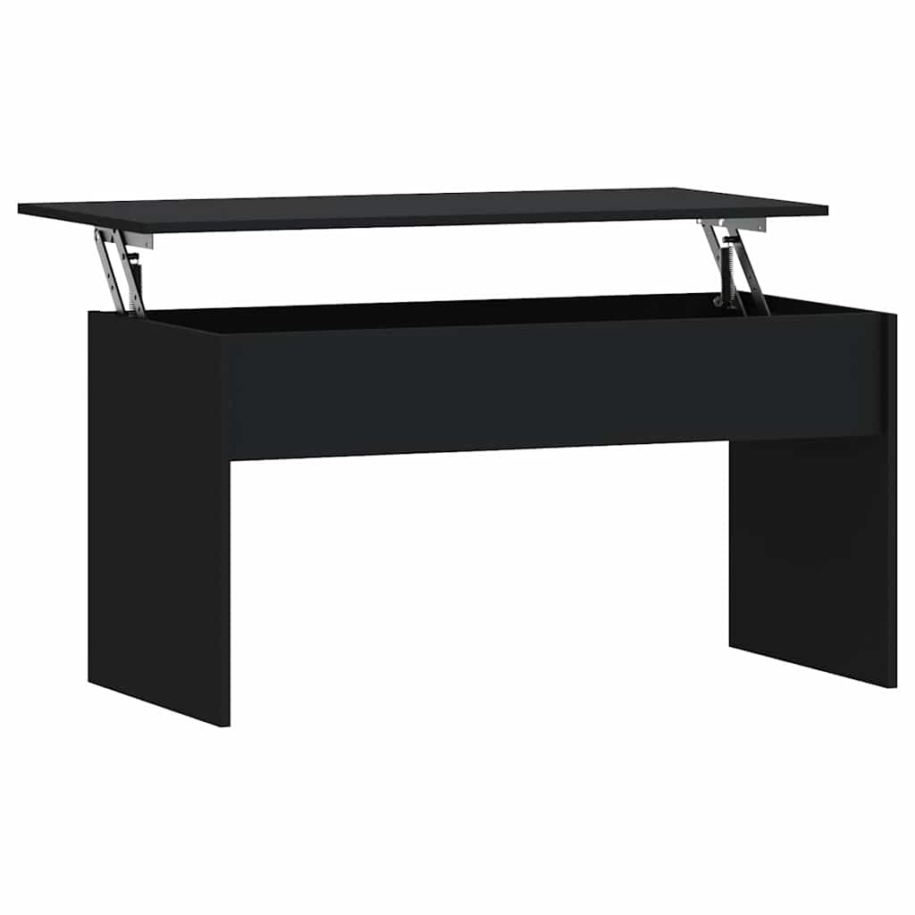 vidaXL Coffee Table | Black | Engineered wood | Medium | Adjustable Armrests 2