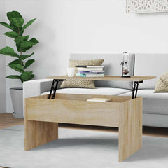 vidaXL Coffee Table | Sonoma Oak | Engineered wood | Medium | Height-Adjustable 1