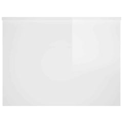 vidaXL Coffee Table | High gloss white | Engineered wood | 80x55.5x41.5 cm 5