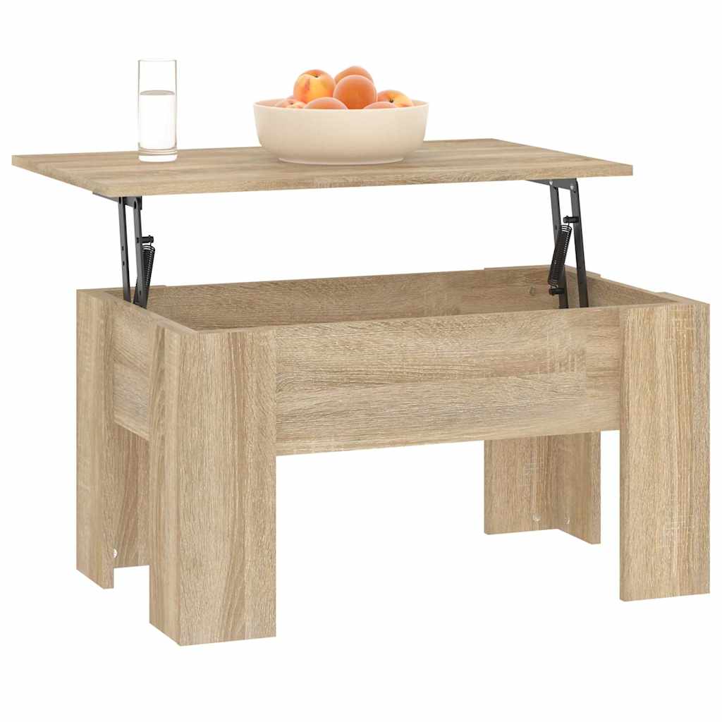vidaXL Coffee Table | Sonoma oak | Engineered wood | 79x49x41 cm 6